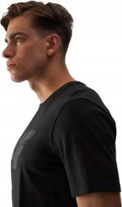 KOSZULKA MĘSKA 4F GŁADKA TSHIRT BAWEŁNA CZARNA PREZENT 1844 20s r. XL 4