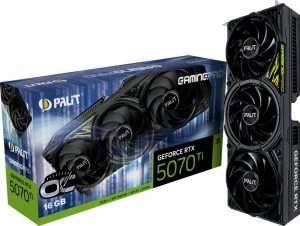 Karta graficzna Palit GeForce RTX 5070 Ti GamingPro OC 16GB GDDR7 DLSS4 (NE7507TS19T2-GB2031A) 1