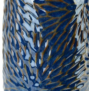 YARINE BLUE Świecznik 11x10x20cm 3