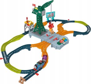 Mattel Kolejka z torami Tomek i przyjaciele Thomas & friends Dźwięki Dźwig HRC47 3