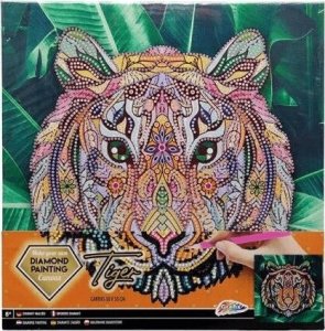 *****Płótno diamentowe ozdabianie Tygrys 92409 4