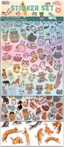 *****Zestaw naklejek kotki 100089 98968 2