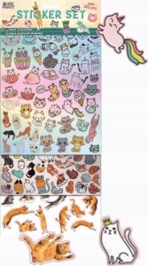 *****Zestaw naklejek kotki 100089 98968 3