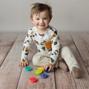 Puzzle sensoryczne kółeczka XL 840 68406 3