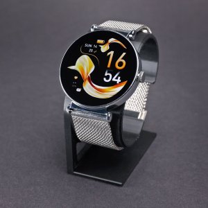 SMARTWATCH ZEGAREK DLA KOBIETY ROZMOWY MENU PL ZDROWIE ZESTAW DWÓCH PASKÓW 4