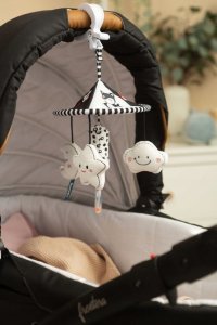 Sensillo Black&White Karuzela do wózka Gwiazdka 5