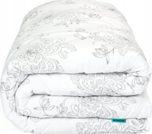 Kołdra antyalergiczna całoroczna140200cm Biała z botanicznym nadrukiem 3