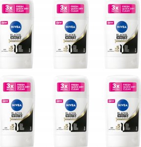 NIVEA Black White antyperspirant damski 6 x 50ml 1