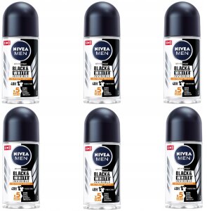 Antyperspirant NIVEA MEN Black White męski 6 szt. 1