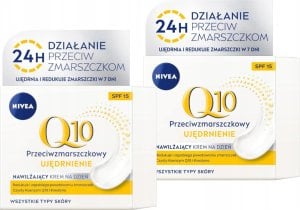 NIVEA Q10 Krem z filtrem na dzień z kreatyną 2 szt 1