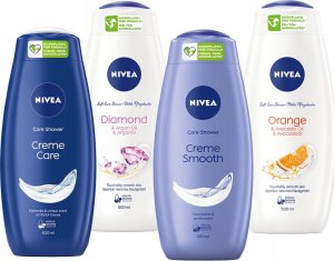 NIVEA żel płyn pod prysznic damski zestaw 4x500ml 1