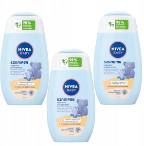 NIVEA BABY Szampon łagodny do włosów dla dzieci niemowląt 3 x 200 ml 1