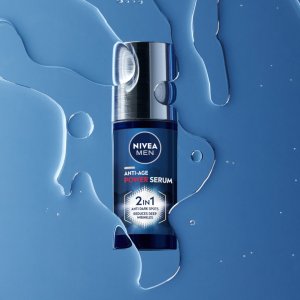NIVEA MEN ANTI-AGE POWER Serum przeciwzmarszczkowe 30ml + Kosmetyczka 4