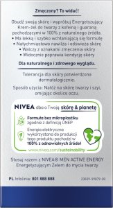 NIVEA MEN ACTIVE ENERGY Żel-krem do twarzy - męski z kofeiną 50ml x2 2