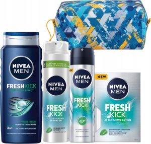 NIVEA MEN Żel pod prysznic + Do golenia + Antyperspirant + Woda po goleniu 1