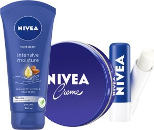 NIVEA Zestaw Pomadka Krem do rąk Krem uniwersalny 1
