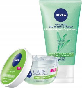 Zestaw odświeżający krem+żel do mycia twarzy NIVEA 1