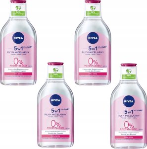 Płyn micelarny do twarzy NIVEA cera sucha 4 szt 1