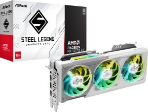 Karta graficzna ASRock Radeon RX 9070 XT Steel Legend 16GB GDDR6 (RX9070XT SL 16G) 1