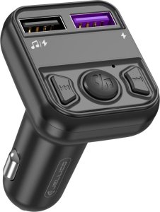 JELLICO transmiter FM FM1 2xUSB 3.1A Czarny standard 3
