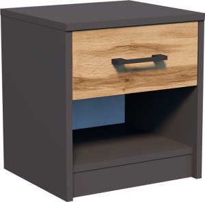 Meble-Bestseller Szafka Nocna SN01 Grafit-Wotan 45x39x35 cm 2