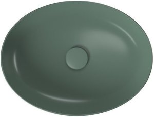 UMYWALKA NABLATOWA LARGA ELIPSA (50X38) ZIELONY MAT BOX 2