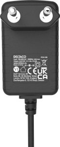 Deltaco PS12-10B, Universal, Indoor, 100-240 V, 50/60 Hz, 12 V, AC-to-DC 3