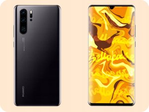 ETUI Z KLAPKĄ DO HUAWEI P30 PRO GRANATOWE MAGNETYCZNE ZAMYKANE KABURA CASE 7