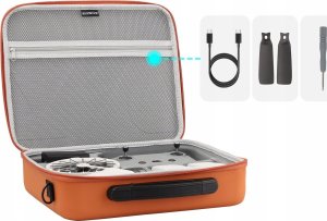 Futerał XL HARD Case Osłona Etui Pokrowiec Walizka na Pilot i Dron DJI FLIP / FP-B958-C / Pomarańczowy 5