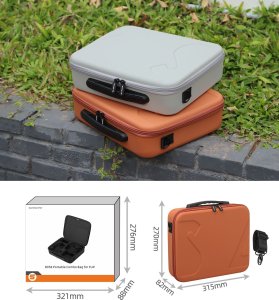Futerał XL HARD Case Osłona Etui Pokrowiec Walizka na Pilot i Dron DJI FLIP / FP-B958-C / Pomarańczowy 9