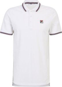 Koszulka męska polo Fila Lubbeek biała FAM0898 10001 M 1