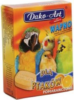 Dako-Art Wapno Dla Ptaków - Pomarańcza Duża Kostka 1szt. 110g 1