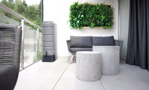 ZBIORNIK POJEMNIK NA WODĘ DESZCZÓWKĘ SET 110L VUELTA - ANTRACYT 4