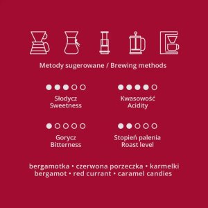 Kawa ziarnista Hard Beans Rwanda Cafe des Mamans Fully Washed Filter 250g 6