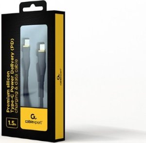Kabel USB Gembird USB-C - USB-C 1.5 m Czarny (CC-USB2S-CMCM-1.5M-BK) 2
