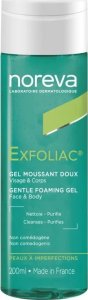 Noreva Exfoliac delikatny żel pieniący 200ml 1