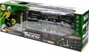 Transporter Wojskowy Zestaw Militarny Z Wyrzutnią Dla Dzieci Czołg Auta 3