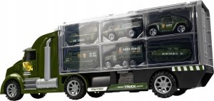 Transporter Wojskowy Zestaw Militarny Z Wyrzutnią Dla Dzieci Czołg Auta 5