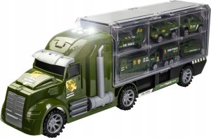 Transporter Wojskowy Zestaw Militarny Z Wyrzutnią Dla Dzieci Czołg Auta 9