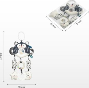 BLACK&WHITE ZABAWKA PODRÓŻNA KOTEK 4