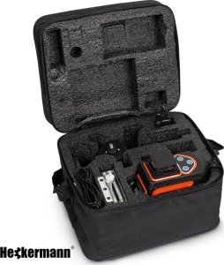 Zestaw Poziomica laserowa Heckermann DS029 + Tripod + Okulary + Tarcza + Bateria 12