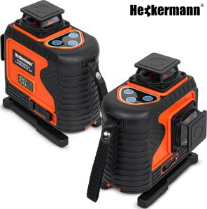 Zestaw Poziomica laserowa Heckermann DS029 + Tripod + Okulary + Tarcza + Bateria 15