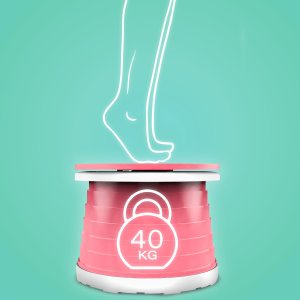 Składany nocnik turystyczny dla dzieci Heckermann Toaleta turystyczna Różowy 3