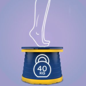 Składany nocnik turystyczny dla dzieci Heckermann Toaleta turystyczna Niebieski 3