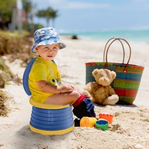 Składany nocnik turystyczny dla dzieci Heckermann Toaleta turystyczna Niebieski 6