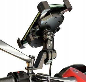 Extremestyle R13W Uchwyt Na Telefon Z Ładowarką Na Kabel Usb-C I Indukcyjną 5