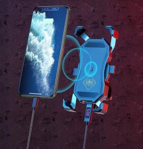 Extremestyle R13W Uchwyt Na Telefon Z Ładowarką Na Kabel Usb-C I Indukcyjną 6