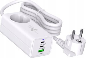 Ładowarka Sieciowa Gan Evo 65W 2 Xusb-C+Usb+230V 1