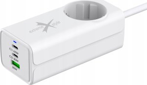 Ładowarka Sieciowa Gan Evo 65W 2 Xusb-C+Usb+230V 12