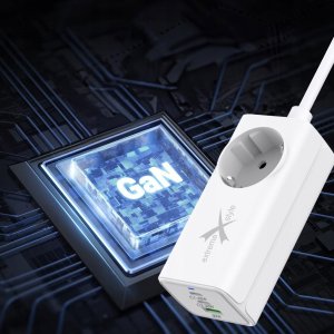 Ładowarka Sieciowa Gan Evo 65W 2 Xusb-C+Usb+230V 13